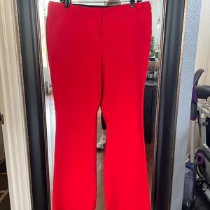 Express red trousers